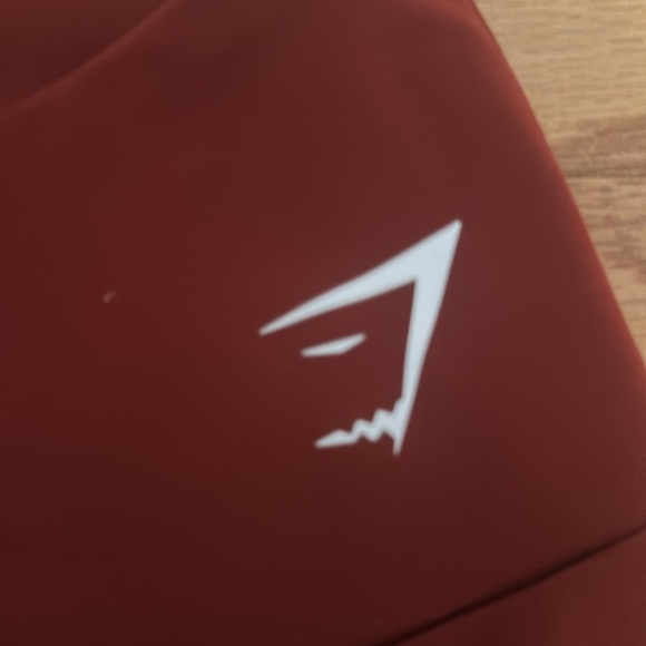 Rust Red Sz M gym shark essential leggings - Picture 2 of 3